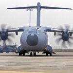 El avión A400M se ensambla en la factoría sevillana de San Pablo