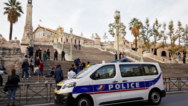 Imagen de archivo de un coche de la Polic&iacute;a francesa