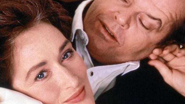 Jack Nicholson y Meryl Streep en una escena de «Se acabó el pastel»