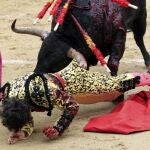 Momento en el que Chechu resulta herido por el de Montealto