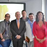 Bretón, Buch, Moya, Camarena y Cuchita Lluch en la presentación