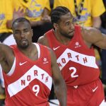 Ibaka y Kawhi Leonard fueron los mejores jugadores de los Raptors en la victoria en el cuarto partido de las finales