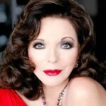 Joan Collins interpretó en la serie «Dinastía» a la mala de la familia Carrington