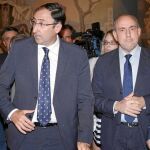Silvia Clemente, Alfonso Polanco, José María Hernández y Tomás Villanueva durante el encuentro celebrado en Palencia