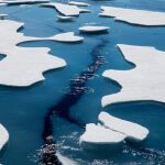 Hielo marino del Ártico, en una imagen de 2017