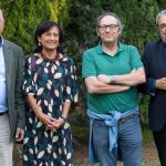 Carlos Moro, Elisa Delibes, Adolfo Delibes y Carlos Aganzo