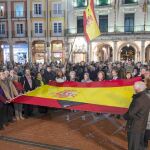 Más de dos mil personas participaron en la protesta, que tuvo lugar en la Plaza Mayor de Burgos