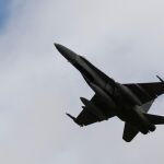 Un caza F18