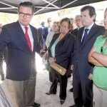 El vicepresidente del Consell, José Císcar, y la alcaldesa de Valencia, Rita Barberá