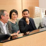 El conseller de Educación, Vicent Marzà, junto al secretario autonómico de Educación, Miguel Soler, en un acto en Almassora (Castellón)