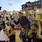 El Juli, el mayoral de Daniel Ruiz y Perera abandonan a hombros el coso manchego