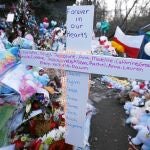 Recuerdos en apoyo a las víctimas de Newtown