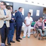 Saéz Aguado visita las instalaciones de Ictia en Aspaym