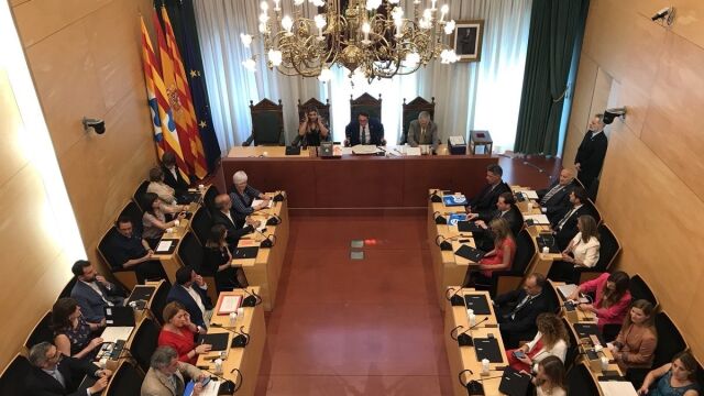Imagen de la votación en Badalona