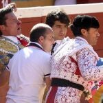 Urdiales fue trasladado inmediatamente a la enfermería tras la cogida