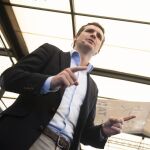 El presidente del PP, Pablo Casado
