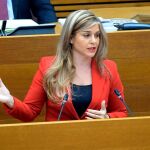 La portavoz adjunta de Les Corts, Eva Ortiz,