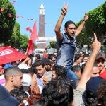 Miles de personas se manifestaron en las calles de la capital.