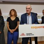 Maragall, durante la rueda de prensa