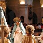 La representación del Misteri d'Elx del año pasado en la Basílica