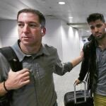 El periodista que entrevistó a Snowden, Glenn Greenwald, y su pareja, David Miranda, en Rio de Janeiro