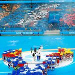 Un momento de la ceremonia de inauguración que se celebró ayer en París