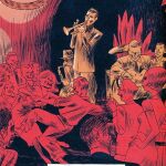 Una de las viñetas del cómic sobre su figura que se acaba de publicar.