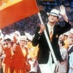 Don Felipe fue el abanderado del equipo olímpico español en Barcelona 92