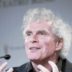 El director de la Filarmónica de Berlín, ayer, en Madrid