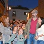 Los lugareños tomaron fotografías a los Príncipes y las Infantas en Níjar