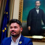 El portavoz de ERC en el Congreso, Gabriel Rufián / Foto: Efe