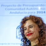 María Jesús Montero, ayer, tras el Consejo de Gobierno