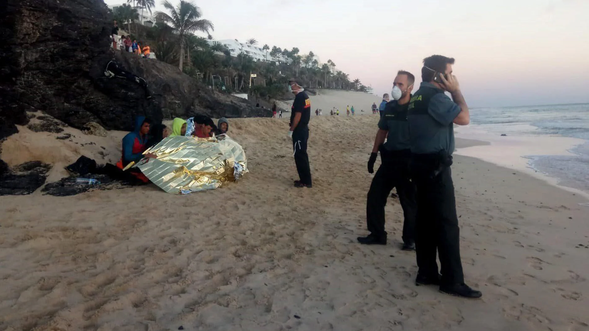 Imagen de archivo de la llegada de una patera