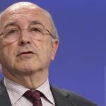 El vicepresidente de la Comisión Europea (CE) y comisario de Competencia, Joaquín Almunia.