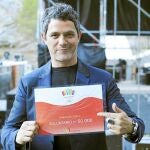 El cantante Alejandro Sanz es el voluntario número 50.000 de Madrid 2020