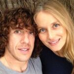 La pareja en una imagen reciente publicada en el twitter del futbolista.