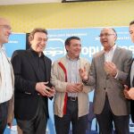 Jesús Julio Carnero, José Antonio de Santiago-Juárez, Antonio Sanz y Ramiro Ruiz Medrano