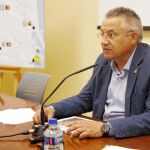 El concejal Miquel Domínguez compareció ayer ante los medios