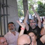 Los sindicalistas llamaron a la juez «fea», «inquisidora» o «pepera» a las puertas de los juzgados de Sevilla