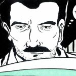 Gabo, en plena inspiraci&oacute;n, tal y como lo retrata la novela gr&aacute;fica