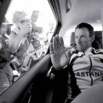 Imagen del ciclista en 2009, cuando regresó contra todo pronóstico a la competición