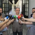 El portavoz de la Junta y consejero de Presidencia, el popular Elías Bendodo
