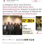 Imagen del pleno de la Diputación de Valencia, que aprobó por unanimidad una declaración institucional para pedir al Gobierno del «Estado español» la rebaja del IVA de los instrumentos musicales. En la imagen, el diputado de Cultura, Xavier Rius / La Razón