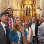 La consejera Alicia García en uno de los monumentos que se pueden visitar de la provincia de Zamora