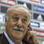 El técnico de la selección nacional, Vicente del Bosque