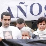 Los familiares de María Piedad, junto con decenas de vecinos y el alcalde de la localidad, se concentraron ayer en su honor
