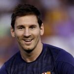 El futbolista argentino Leo Messi