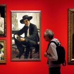 La exposición recrea el taller de Antoni Fabrés con las obras que donó al museo en 1926