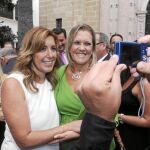 Suana Díaz, el sábado durante el acto de toma de posesión