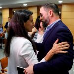 Rocío Monasterio y Santiago Abascal